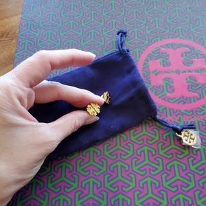 Gold Tory Burch studs